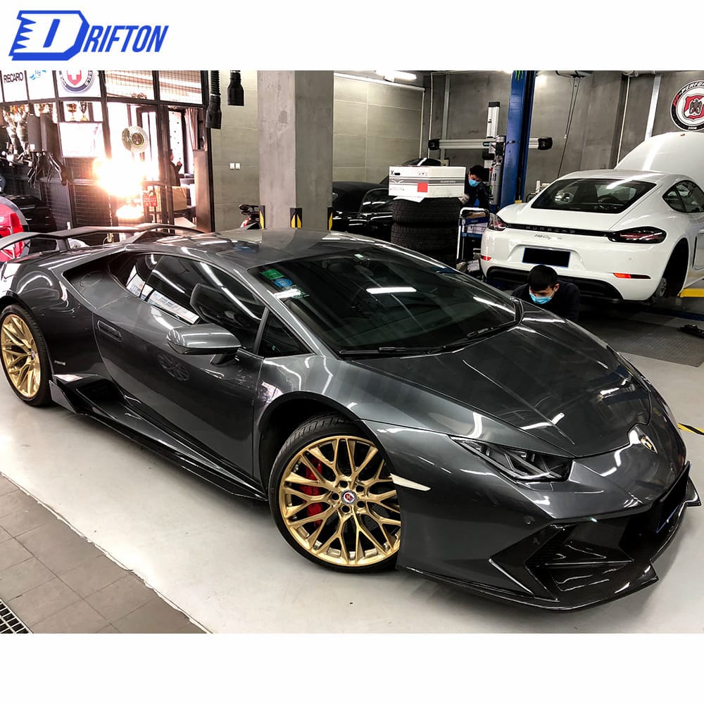 Vorsteiner-Style Dry Carbon Fiber Front Bumper For Lamborghini Huracan LP610-4 2014-2018 (8)