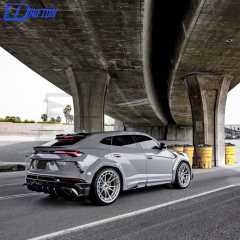 Mansory Style Half Dry Carbon Fiber Wide Fender Wheel Trim & Side Skirt For Lamborghini URUS
