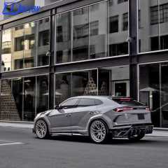 Mansory Style Half Dry Carbon Fiber Wide Fender Wheel Trim & Side Skirt For Lamborghini URUS