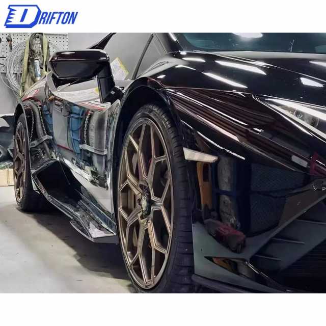 Vorsteiner Style Dry Carbon Fiber Side Skirt For Huracan LP610-4 2014-2017