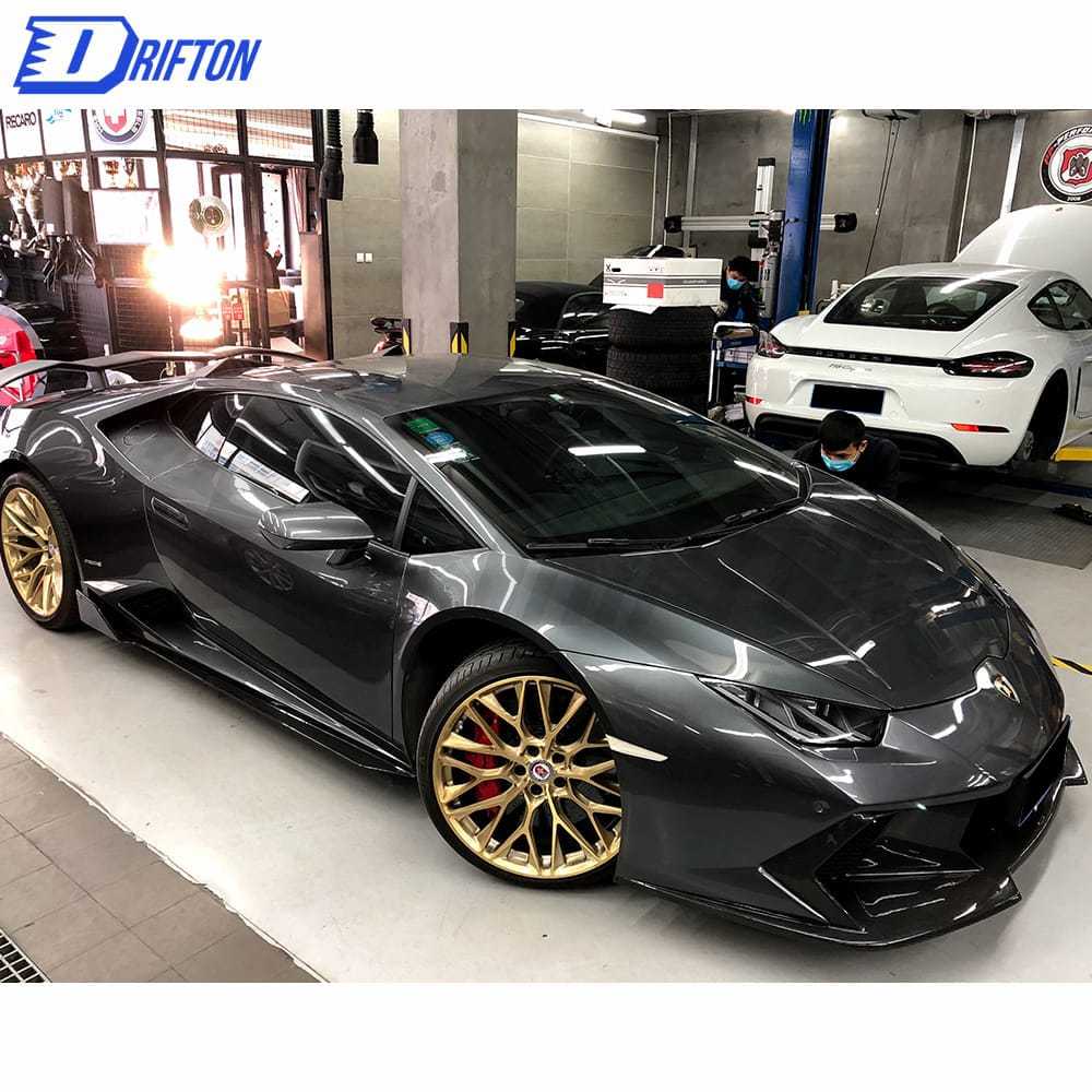Vorsteiner Style Dry Carbon Fiber Front Bumper For Lamborghini Huracan LP580 & LP610 2014-2019