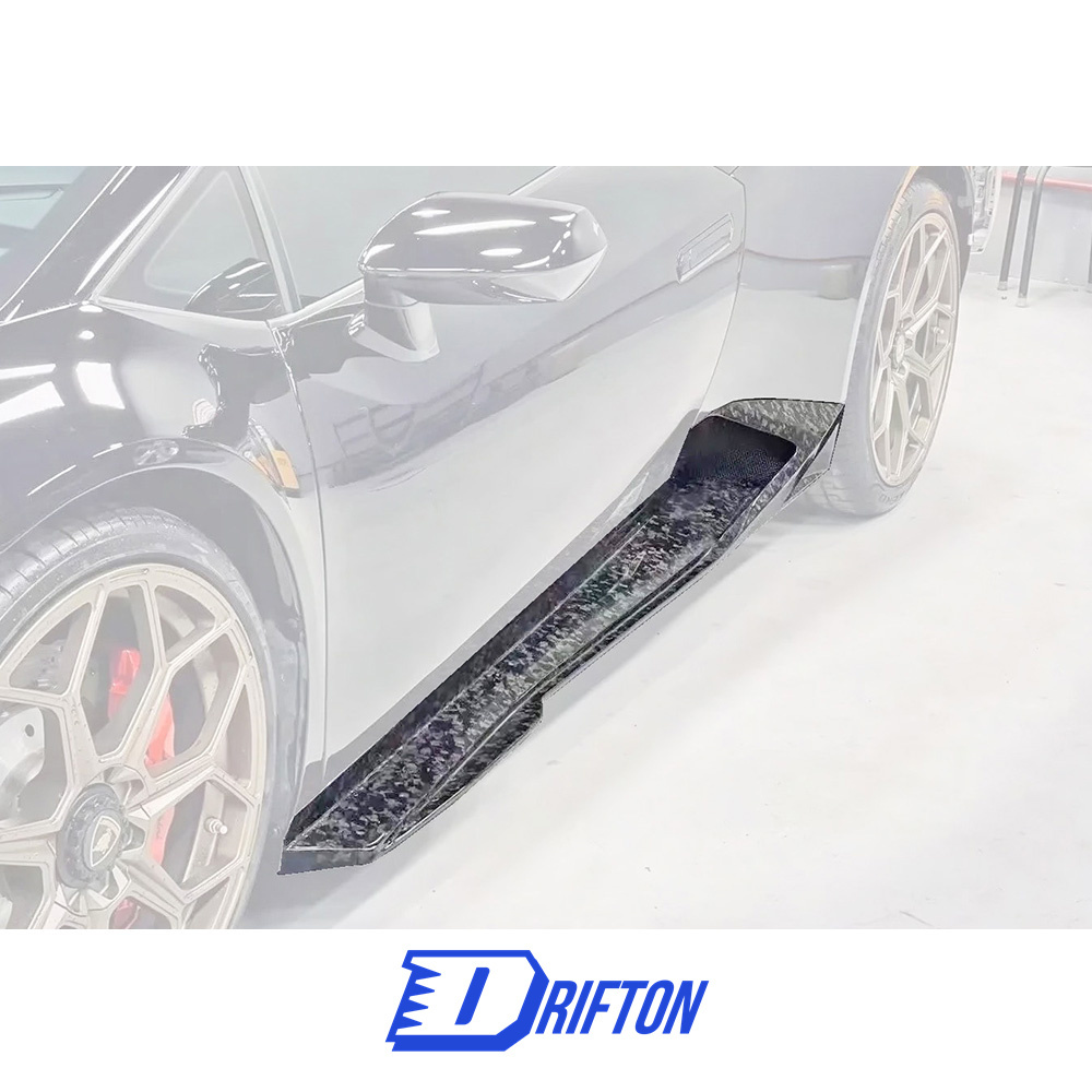 Vorsteiner Style Dry Carbon Fiber Side Skirt For Huracan LP610-4 2014-2017