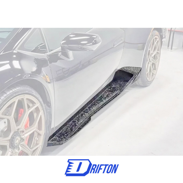 Vorsteiner Style Dry Carbon Fiber Side Skirt For Huracan LP610-4 2014-2017