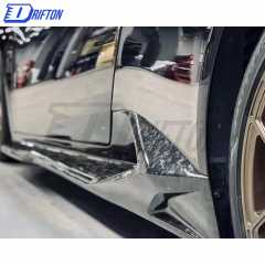 Vorsteiner Style Dry Carbon Fiber Side Skirt For Huracan LP610-4 2014-2017