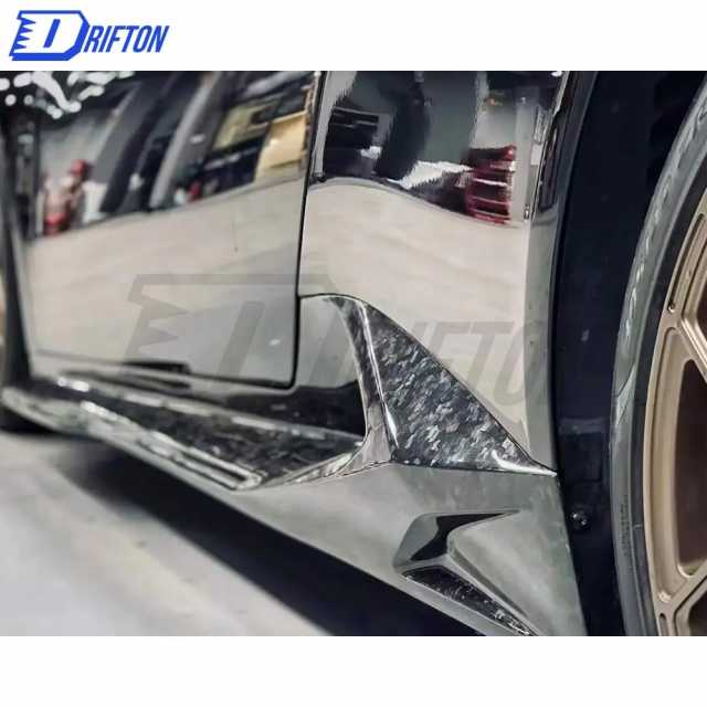 Vorsteiner Style Dry Carbon Fiber Side Skirt For Huracan LP610-4 2014-2017