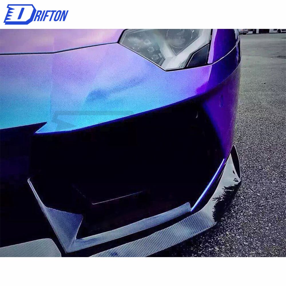 PUR Style Carbon Fiber Front Lip For Lamborghini Aventador