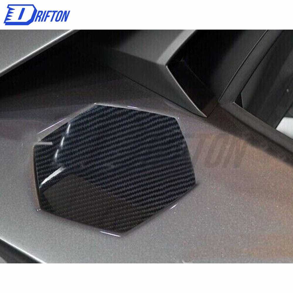 Dry Carbon Fiber Car Fuel Tank Cap Gas Cover For Lamborghini Aventador