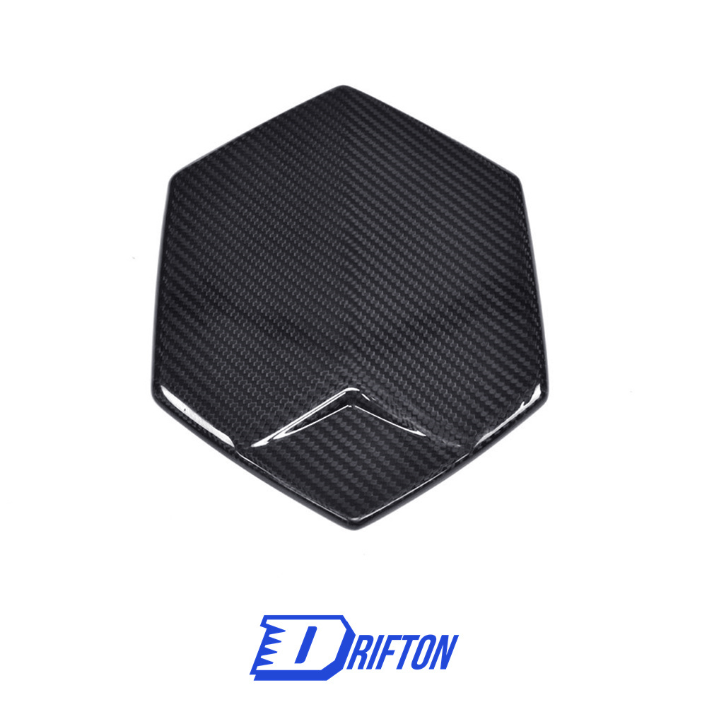 Dry Carbon Fiber Car Fuel Tank Cap Gas Cover For Lamborghini Aventador