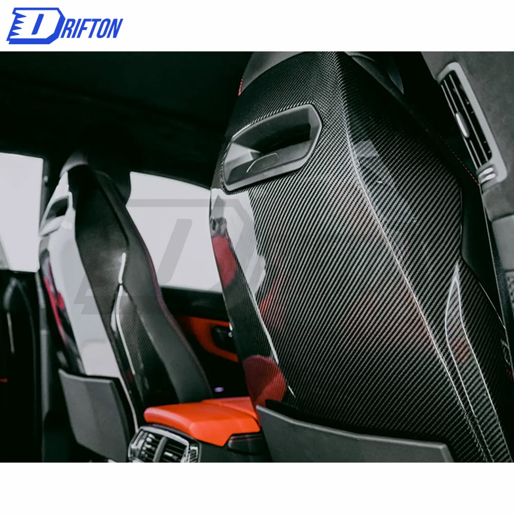 Dry Carbon Fiber Seat Back Panel Covers For Lamborghini URUS 2018-2021