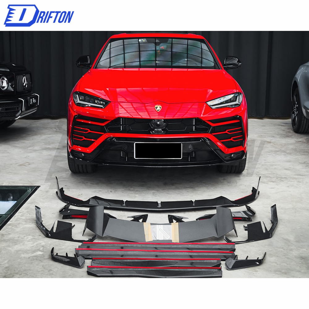 Mansory Style Dry Carbon Fiber Side Skirt For Lamborghini URUS 2018-2021