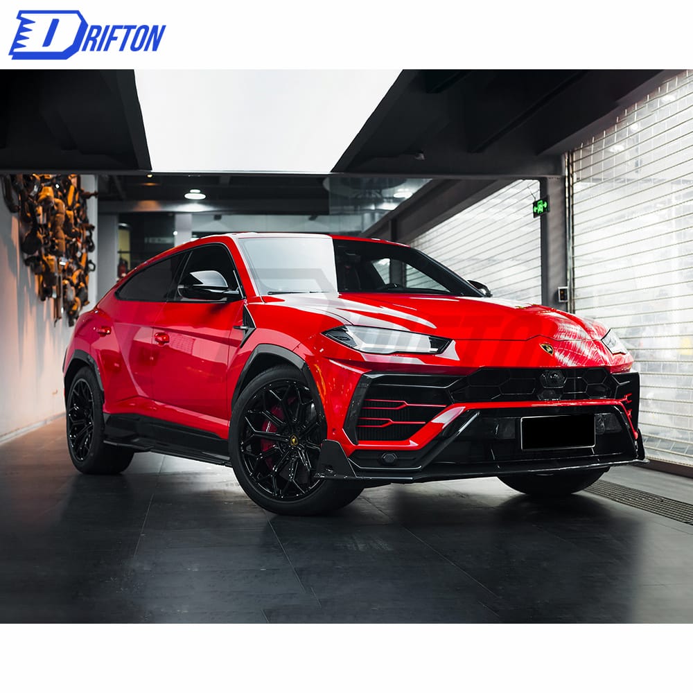 Mansory Style Dry Carbon Fiber Side Skirt For Lamborghini URUS 2018-2021