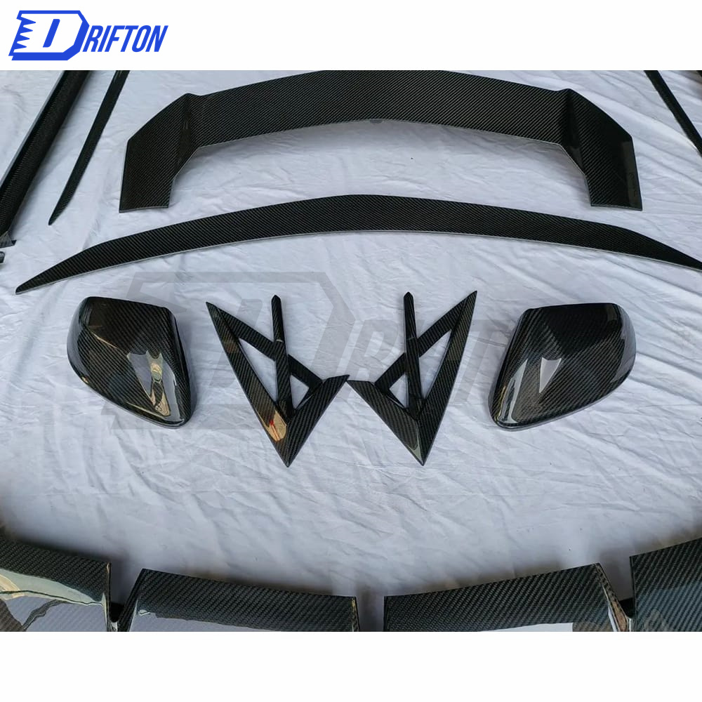Mansory Style Dry Carbon Fiber Side Skirt For Lamborghini URUS 2018-2021