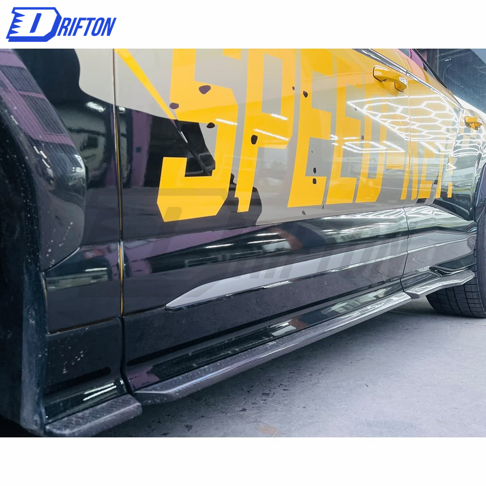 Mansory Style Dry Carbon Fiber Side Skirt For Lamborghini URUS 2018-2021