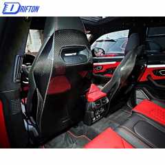 Dry Carbon Fiber Seat Back Panel Covers For Lamborghini URUS 2018-2021