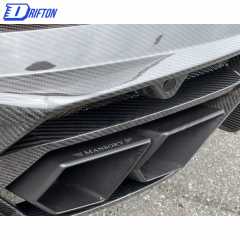 Mansory Style Dry Carbon Fiber Rear Diffuser With Exhaust Tips For URUS