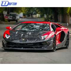 SVJ-Style Forged Dry Carbon Fiber With Portion Primer Body Kit For Aventador LP700-4 LP720 LP750 Coupe Roaster 2011-2015