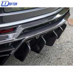 Mansory Style Dry Carbon Fiber Rear Diffuser With Exhaust Tips For URUS