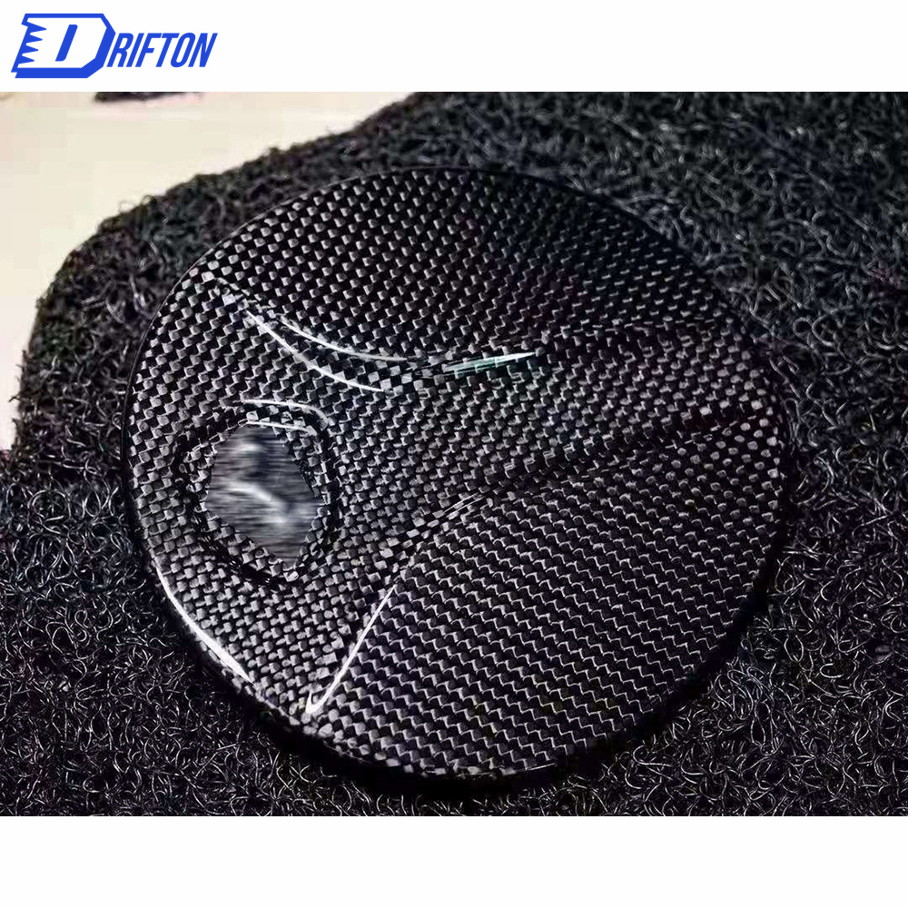 Capristo-Style Dry Carbon Fiber Gas Caps (Without Badge) For Ferrari 488 GTB 2015-2018