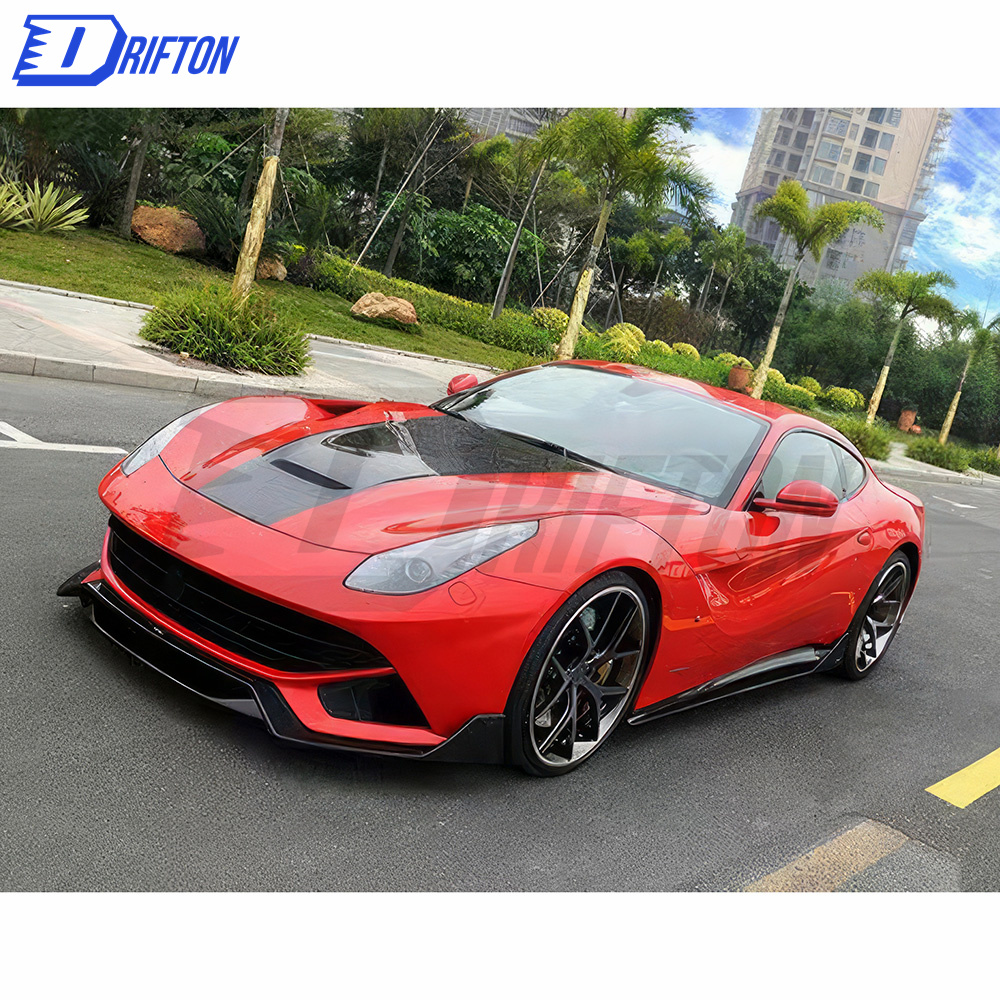 DMC Style Carbon Fiber Side Skirt For Ferrari F12 2013-2017