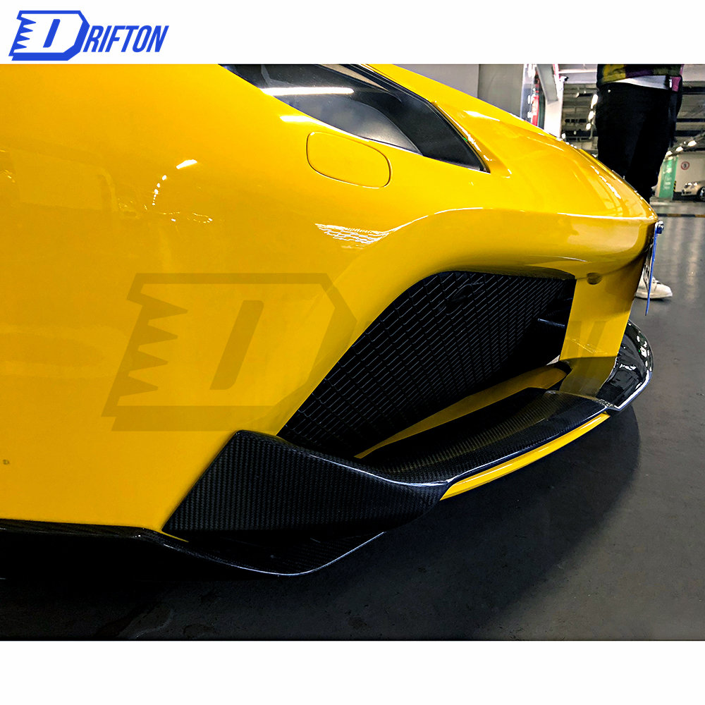 Novitec-Style Dry Carbon Fiber Front Splitter For Ferrari 488 GTB Spider 2015-2018