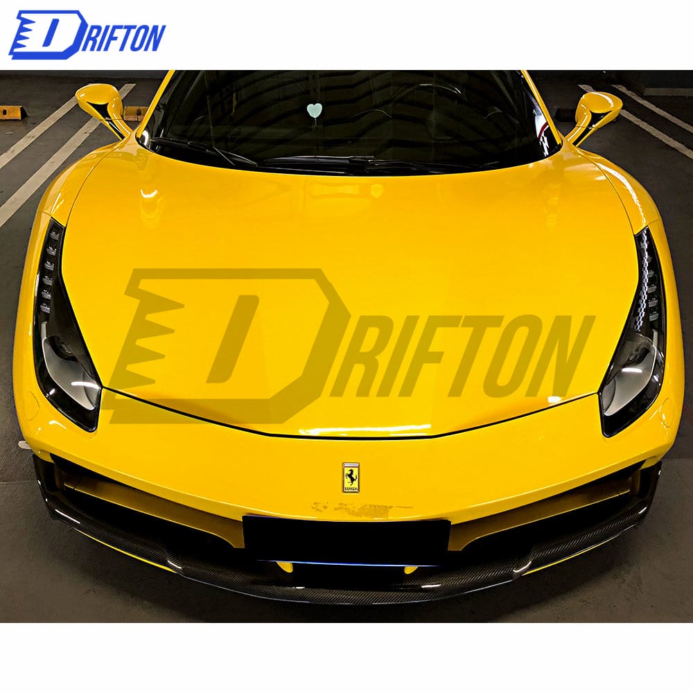 Novitec-Style Forged Carbon Fiber Front Lip For Ferrari 488 GTB Spider 2015-2018