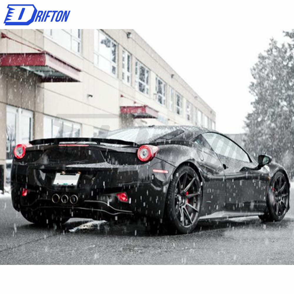 Novitec Rosso Style Carbon Fiber Rear Spoiler For Ferrari 458 Italy Speciale 2011-2016