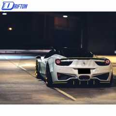 Prior Design Style Half Carbon Fiber Car Body Kit For Ferrari 458 2011-2016