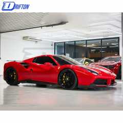 Novitec-Style Dry Carbon Fiber Front Splitter For Ferrari 488 GTB Spider 2015-2018