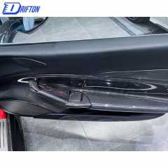 Carbon Fiber Door Panel Plate Interiors For Ferrari 488 GTB 2015-2018
