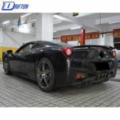 Novitec Rosso Style Carbon Fiber Rear Spoiler For Ferrari 458 Italy Speciale 2011-2016