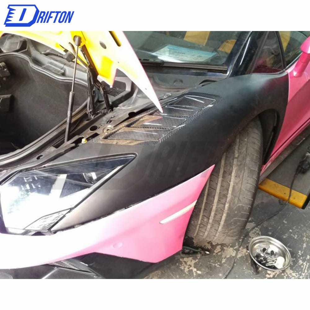 Vents Style Dry Carbon Fiber Fenders For Lamborghini Aventador LP700-4 2011-2015