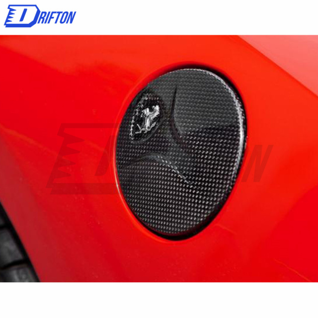 Capristo-Style Dry Carbon Fiber Gas Caps For Ferrari 488 GTB 2015-2018