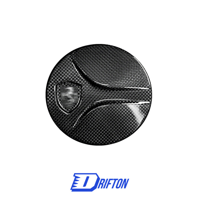 Capristo-Style Dry Carbon Fiber Gas Caps For Ferrari 488 GTB 2015-2018