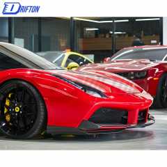 Novitec-Style Dry Carbon Fiber Front Splitter For Ferrari 488 GTB Spider 2015-2018