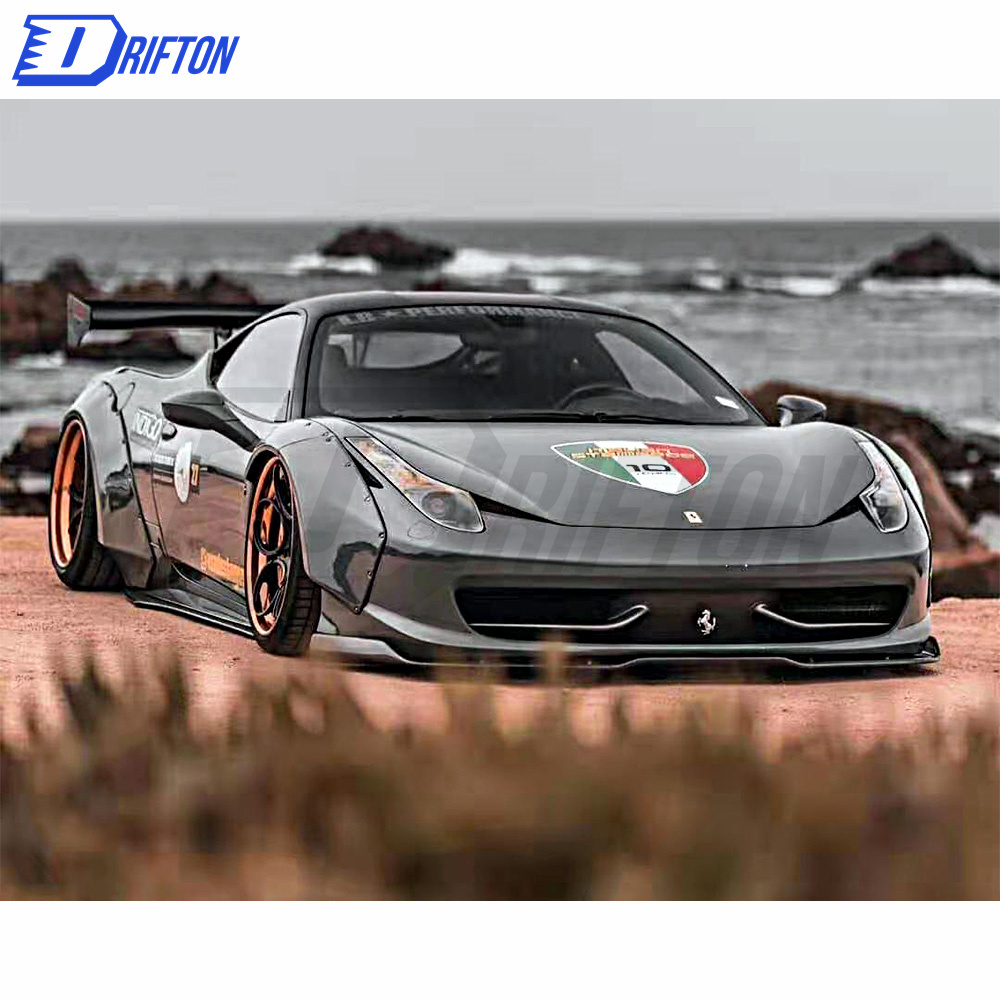 SVR Style Carbon Fiber Rear Spoiler For Ferrari 458 Italy Speciale Spyder 2011-2016