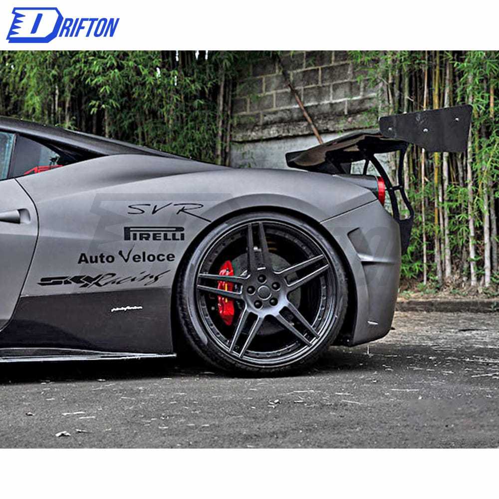 SVR Style Carbon Fiber Rear Spoiler For Ferrari 458 Italy Speciale Spyder 2011-2016
