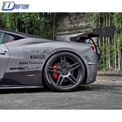 SVR Style Carbon Fiber Rear Spoiler For Ferrari 458 Italy Speciale Spyder 2011-2016
