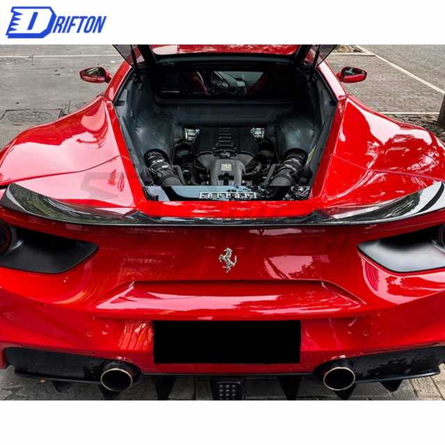 Vorsteiner Style Dry Carbon Fiber Rear Spoiler For Ferrari 488 GTB 2015-2018