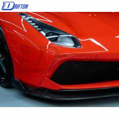 Vorsteiner Style Dry Carbon Fiber Front Lip For Ferrari 488 GTB 2015-2018