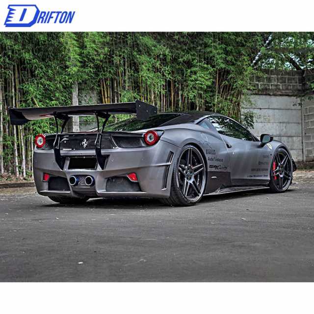 SVR Style Carbon Fiber Rear Spoiler For Ferrari 458 Italy Speciale Spyder 2011-2016