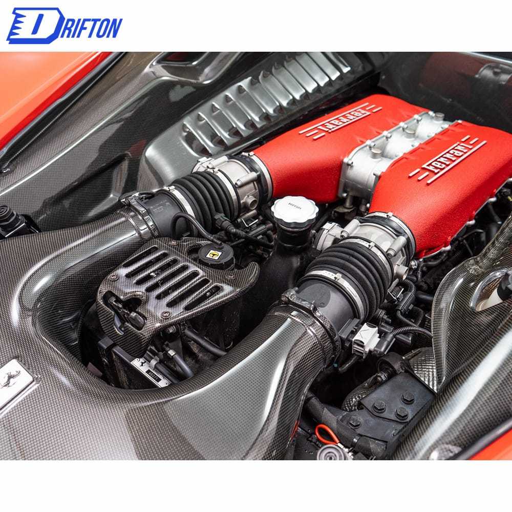 Dry Forged Carbon Fiber Engine Air Box For Ferrari 458 Italy Speciale 2011-2013