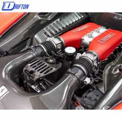 Dry Forged Carbon Fiber Engine Air Box For Ferrari 458 Italy Speciale 2011-2013