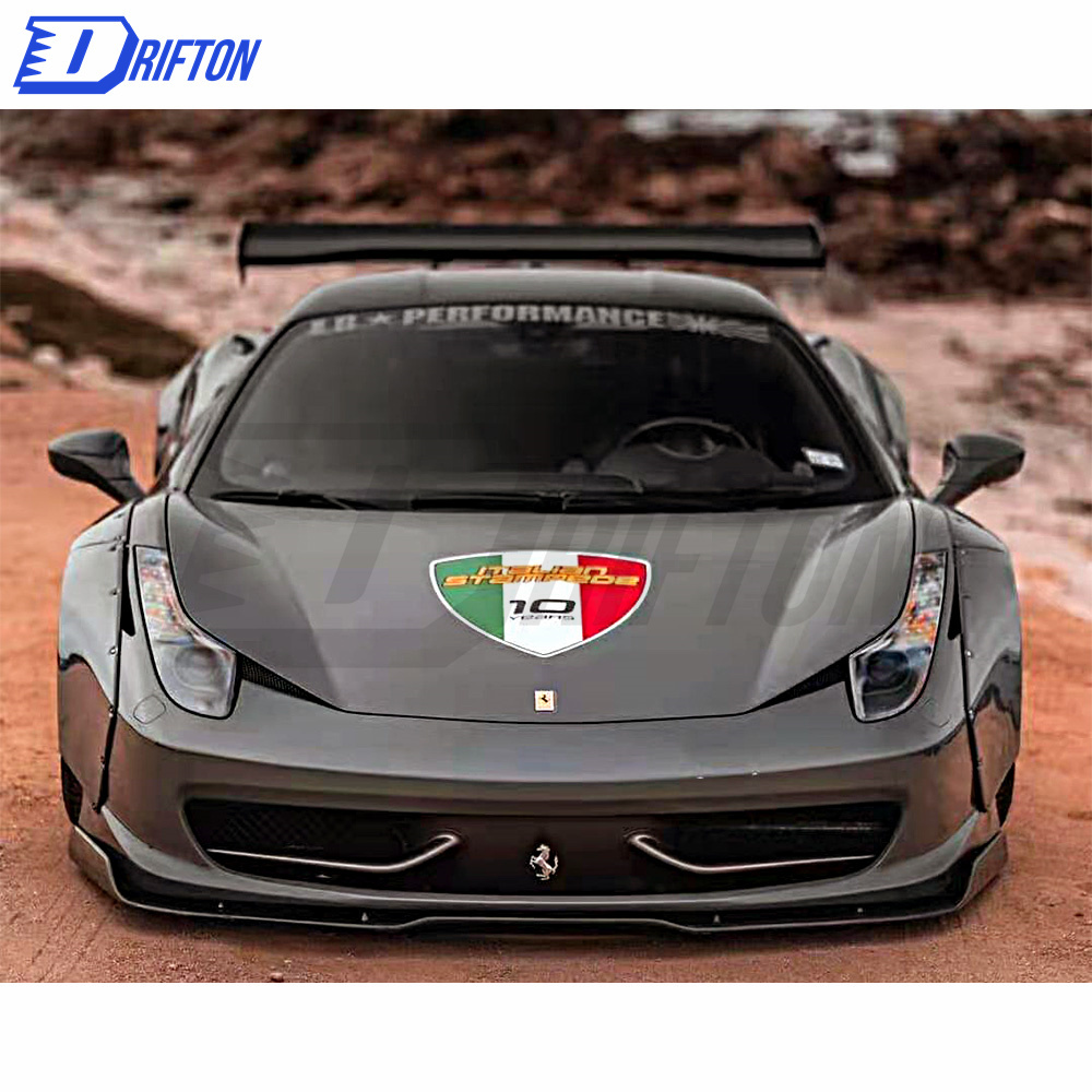 SVR Style Carbon Fiber Rear Spoiler For Ferrari 458 Italy Speciale Spyder 2011-2016
