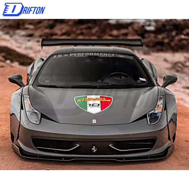 SVR Style Carbon Fiber Rear Spoiler For Ferrari 458 Italy Speciale Spyder 2011-2016