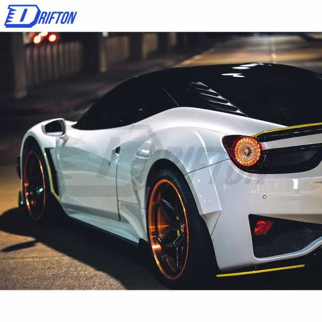 Prior Design Style Half Carbon Fiber Car Body Kit For Ferrari 458 2011-2016