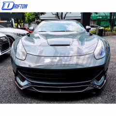DMC Style Carbon Fiber Front Lip For Ferrari F12 2013-2017