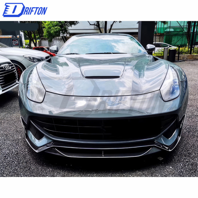 DMC Style Carbon Fiber Front Lip For Ferrari F12 2013-2017