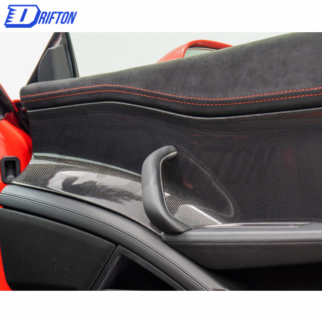 Carbon Fiber Inner Door Panel For Ferrari 458 Italy Spyder 2011-2013