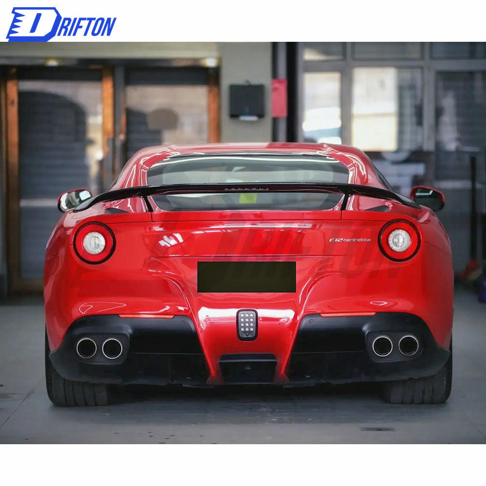 Novitec Style Carbon Fiber Rear Spoiler For Ferrari F12 2013-2017