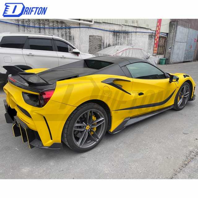 Mansory Style Half Carbon Fiber Body Kit For Ferrari 488 2015-2018